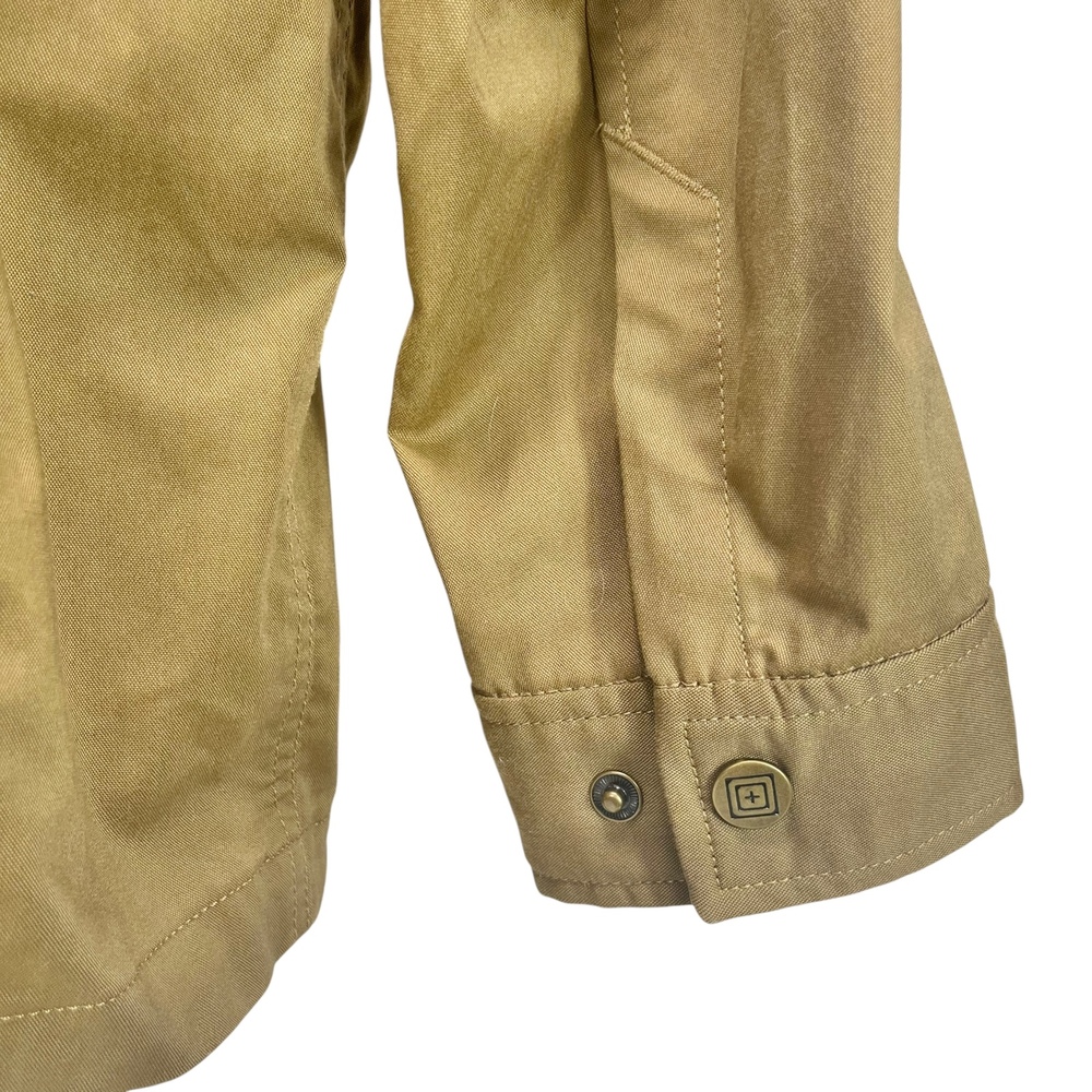 5.11 Tactical Men's XL Tan Military Utility Jacket Field Coat Workwear Outdoor - Picture 6 of 9